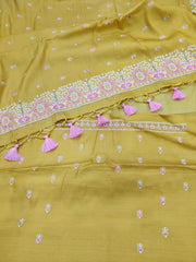 Yellow Kashmir Silk 3AUG12