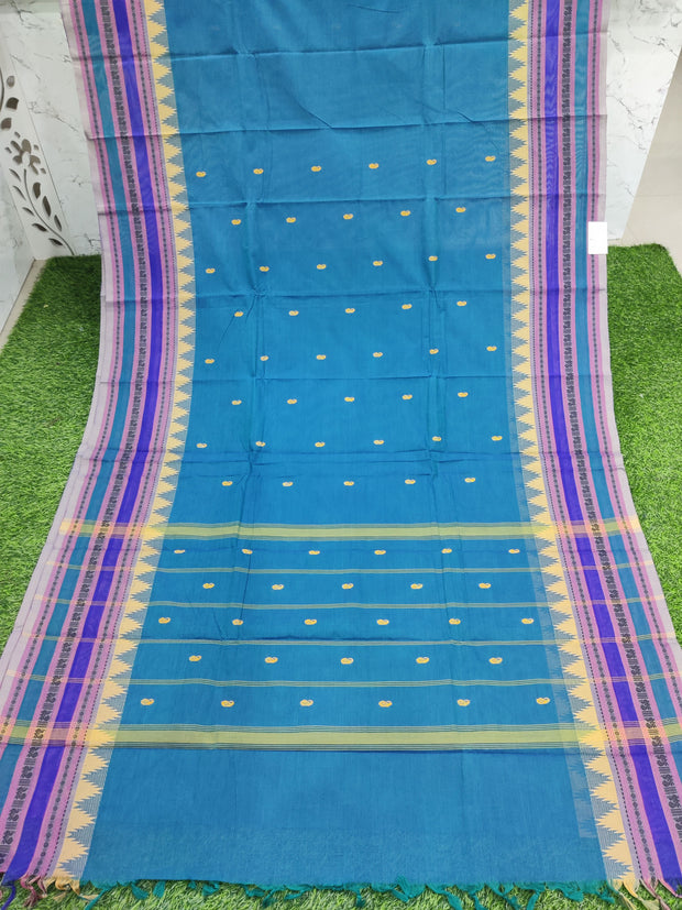 Peacock Blue Handloom 5AUG7E