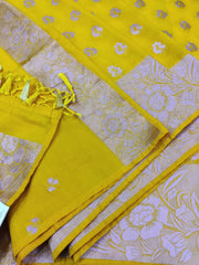 Yellow Tussar Silk 11AUG7