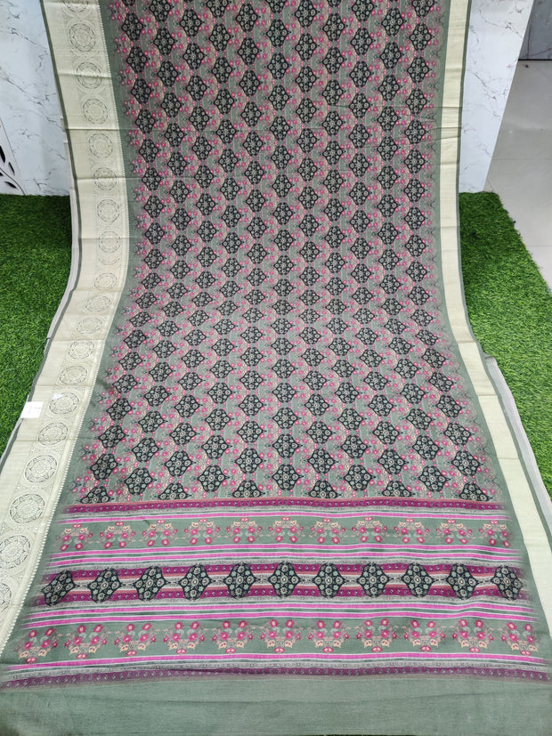 Light Green Dola Georgette 11AUG3E