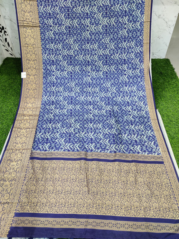 Dark Blue Dola Georgette 11AUG7E