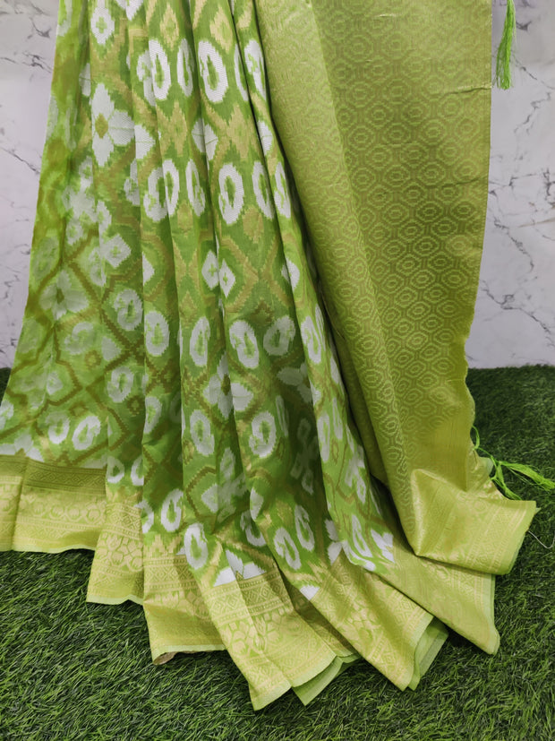 Green Chanderi 12AUG16E