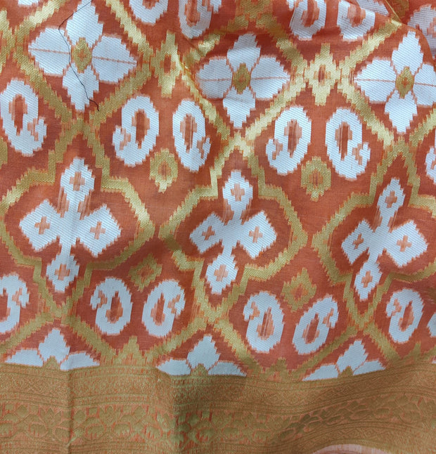 Orange Chanderi 12AUG17E