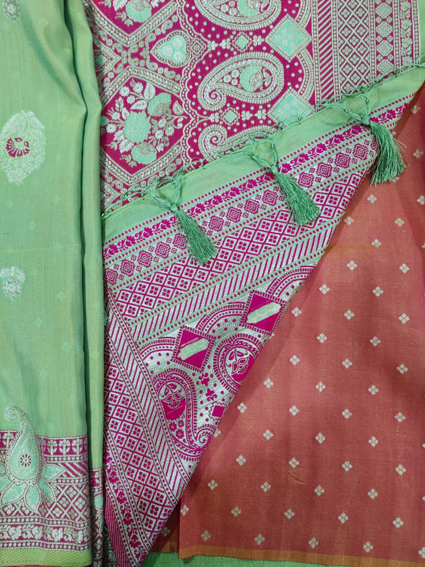 Light Green Jute Pattu 15Aug7