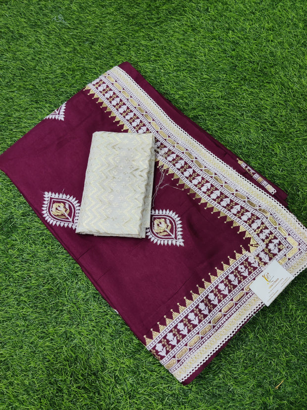 Brown Maspina Pattu 17AUG16