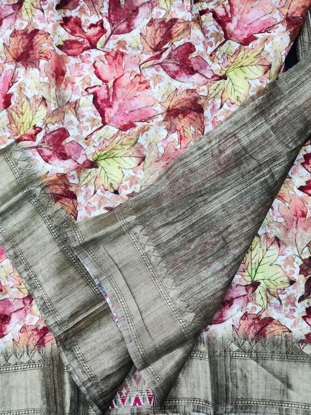 Red Linen Voile 17AUG7