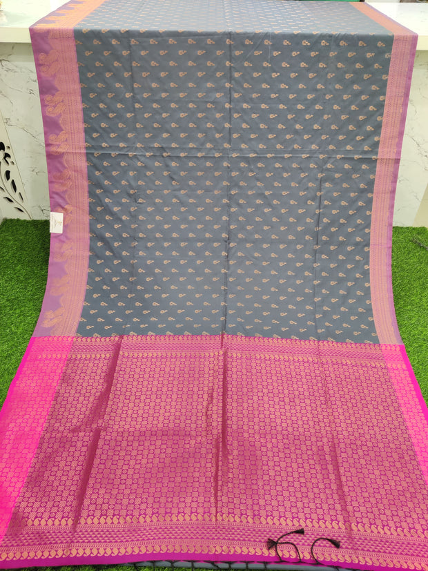 Dark Grey LW Kanchi Pattu 18AUG10E