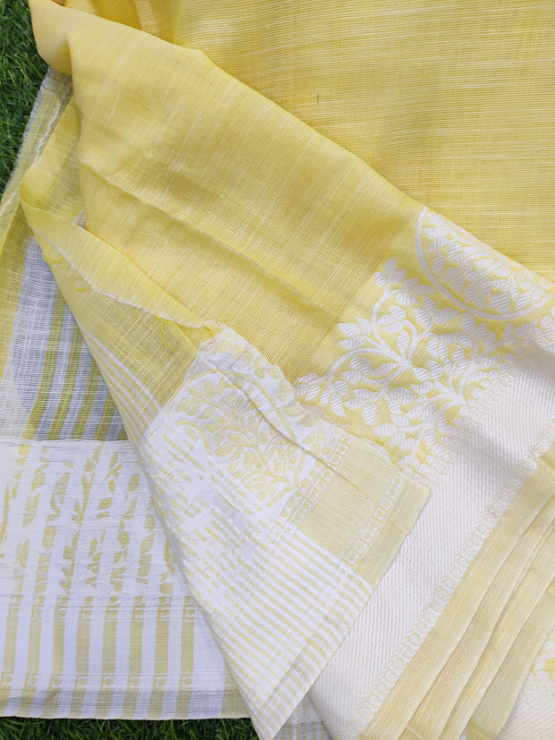 Yellow Khadi Cotton 20AUG16