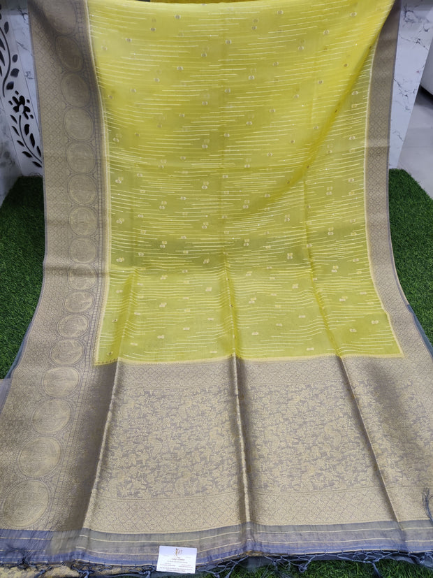 Yellow Jute Organza 21AUG13E