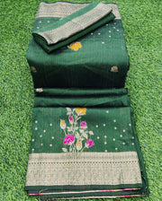 Green Jute Pattu 23AUG6