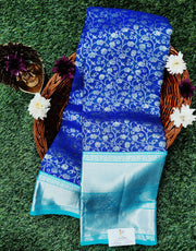 Blue  Kanchi Pattu Light Blue 23LV1