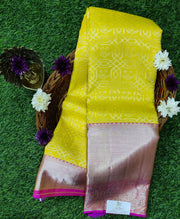 Yellow Kanchi Pattu Pink 23LV7