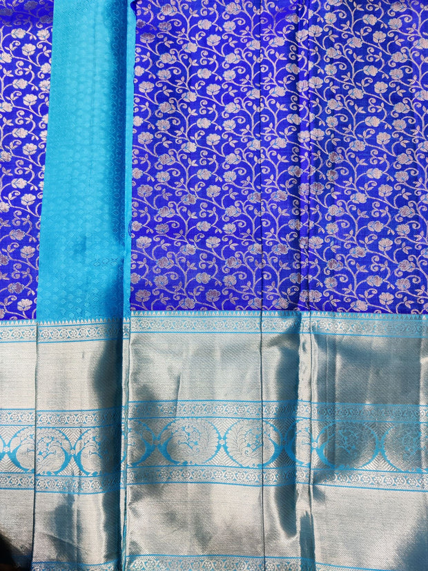 Blue  Kanchi Pattu Light Blue 23LV1