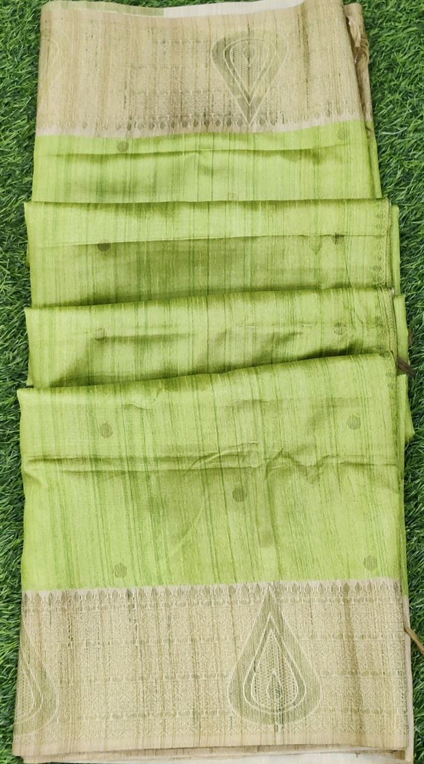 Green Raw Silk 14SEP5E