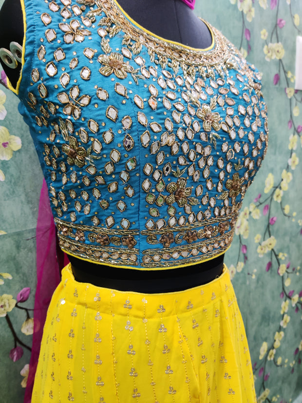 Yellow Croptop 28AUG4E