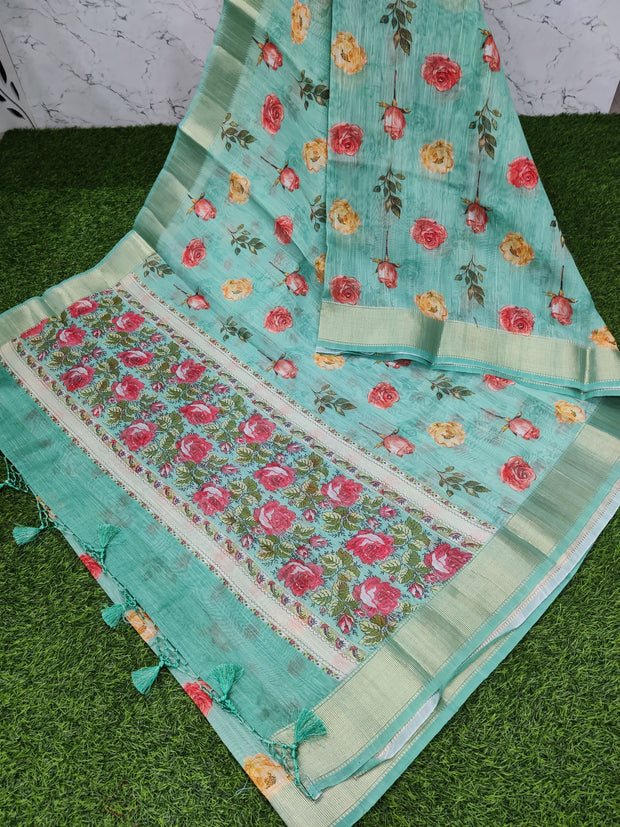 Lux Green Chenderi Voile 2SEP7E