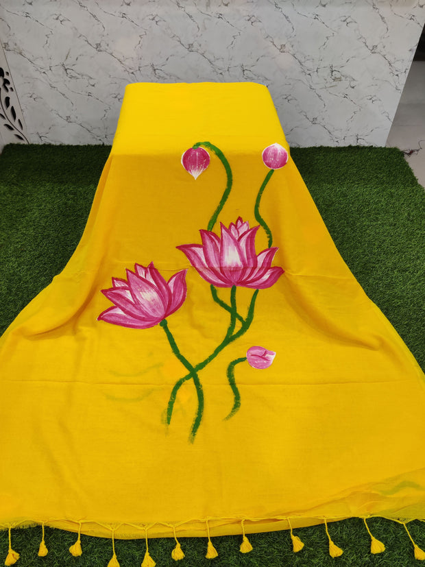 Yellow Khadi Cotton 3SEP6