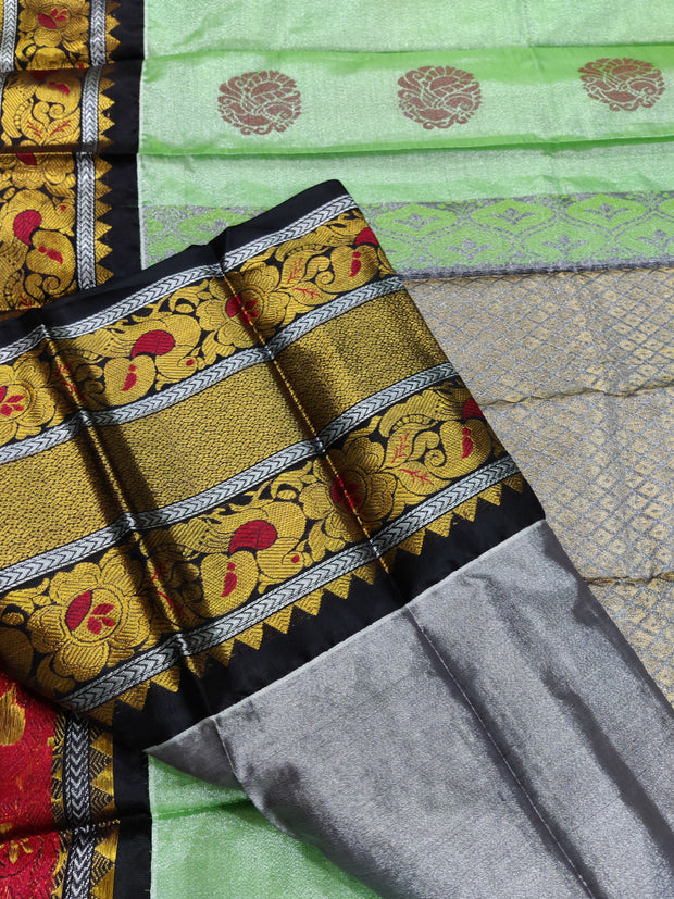Lux Green Tissue Handloom Kuppadam 3SEP12E