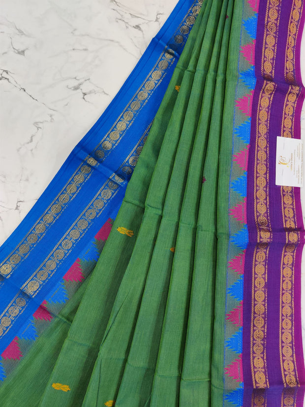 Light Green Handloom Naryanpet 4SEP11E