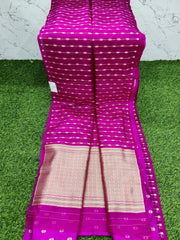 Rani Pink Chanderi Organza 6SEP8