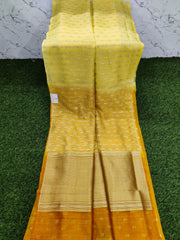 Yellow Chanderi Organza 6SEP9