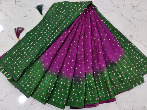 Purple Shaded Georgette 6SEP1