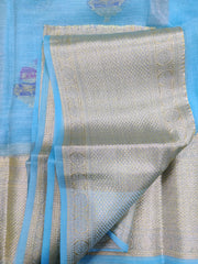 Light Blue Silk Kota 6SEP6E