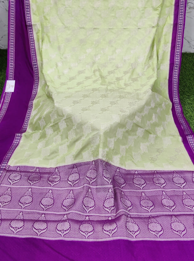 Light Green Georgette Banarasi 11SEP13E