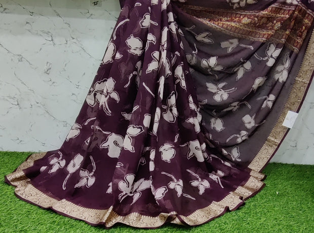 Brown Jute Georgette 12SEP2