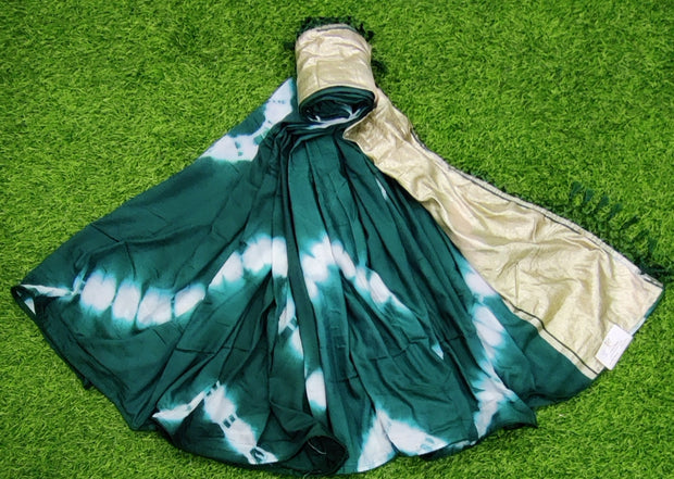 Dark Green Dola Georgette 19SEP4