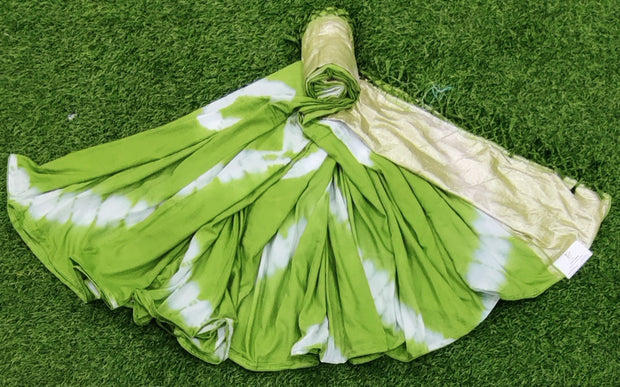 Green Dola Georgette 19SEP3