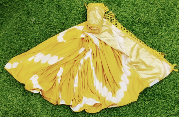 Yellow Dola Georgette 19SEP1