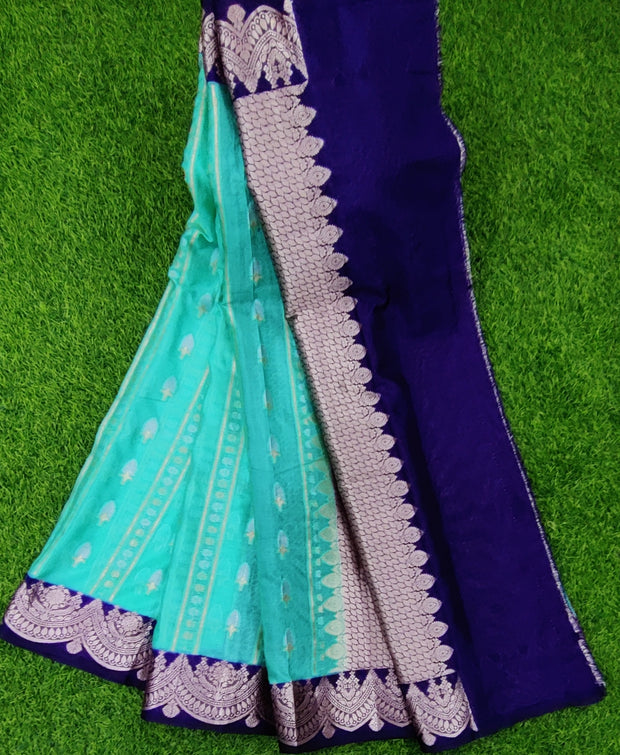 Lux Green Dola Georgette 23SEP5