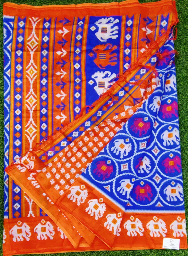 Blue Patola Silk 24SEP3E