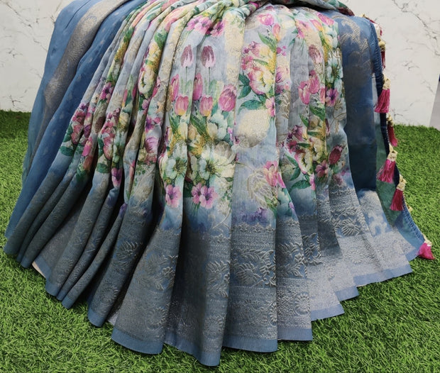 Grey LW Grey Chanderi 5OCT13