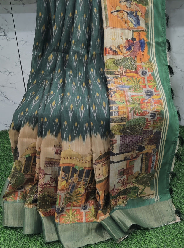 Green Tussar Silk 14OCT1