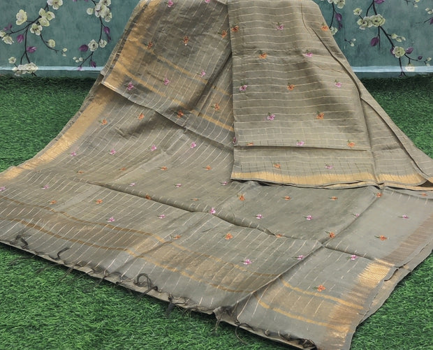 Beige Mangalagiri Checks 4FEB9