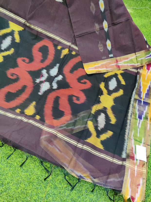 Brown Ikkat Cotton 29MAY25