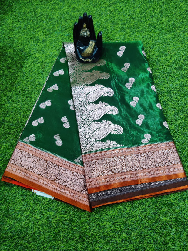 Bottle Green Mushroom Pattu 22JUN4