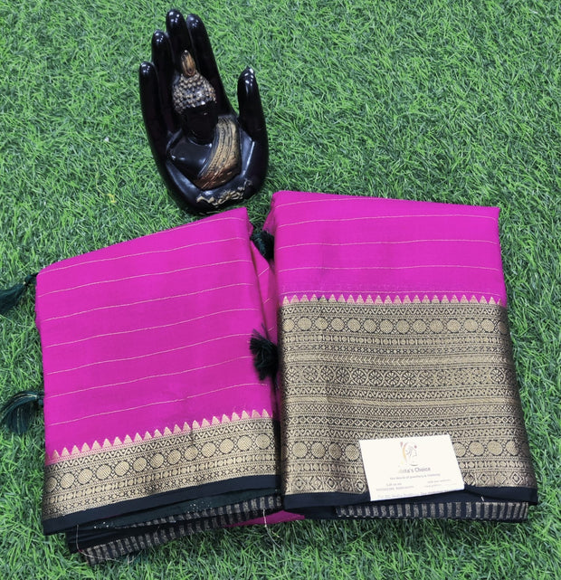 Pink Khadi Georgette 25JUN10