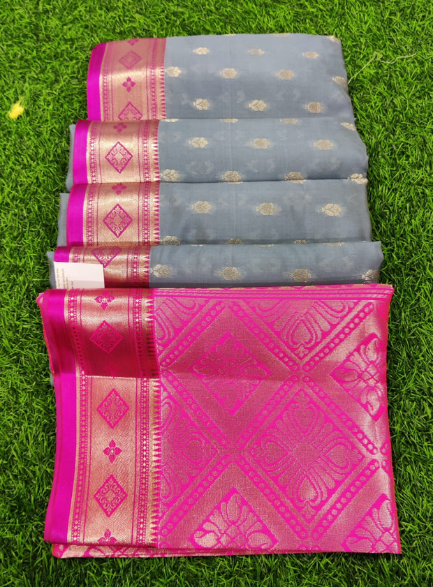 Dark Grey Abaya Pattu 29JUN7