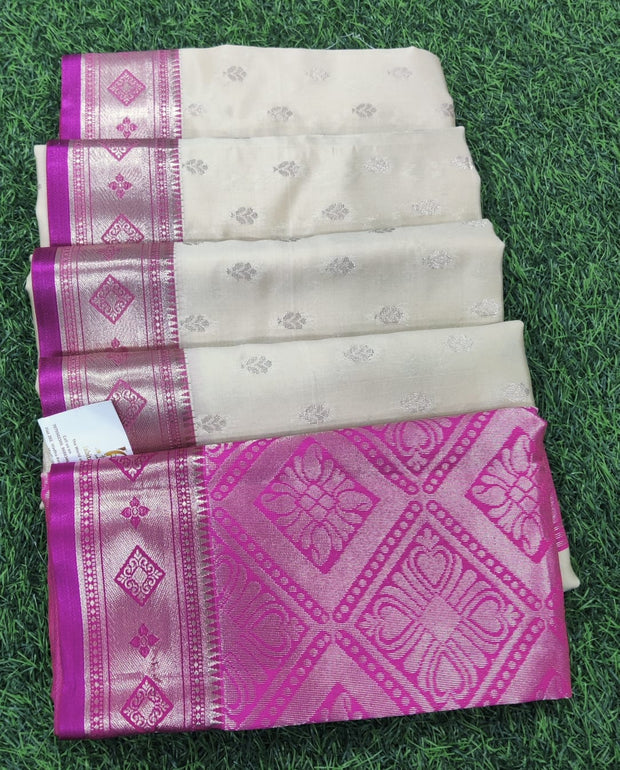 Cream Abaya Pattu 29JUN5