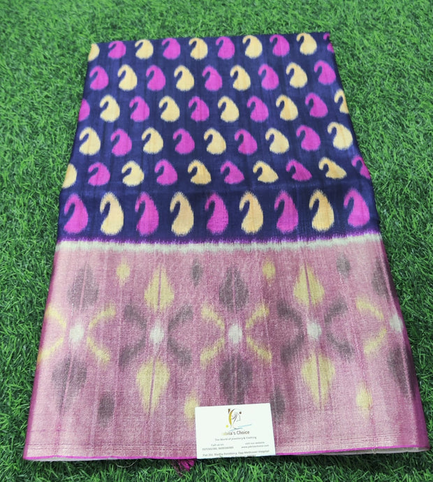 Purple Ikkat Silk 4JUL2