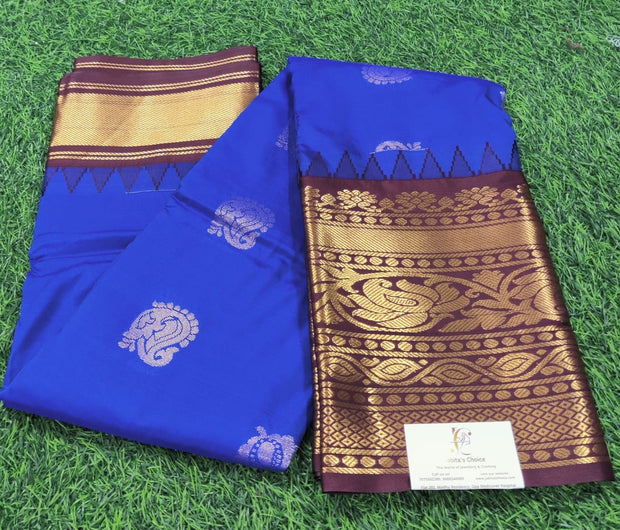 Blue LW Kanchi Pattu 5JUL15