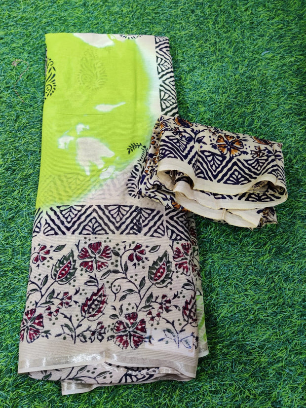 Green Georgette 5JUL4E