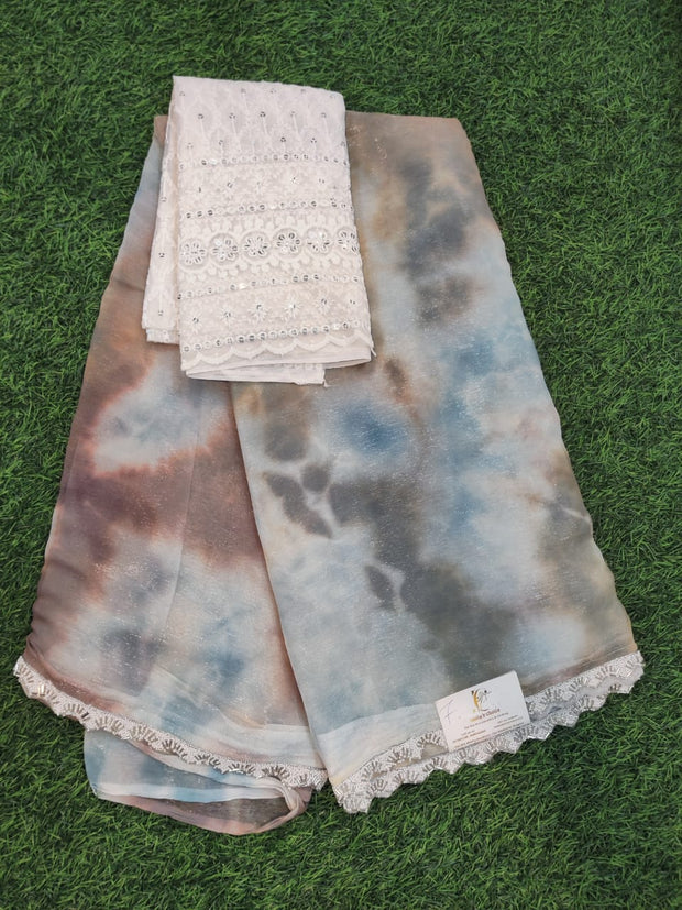 Blue LW Georgette 6JUL12