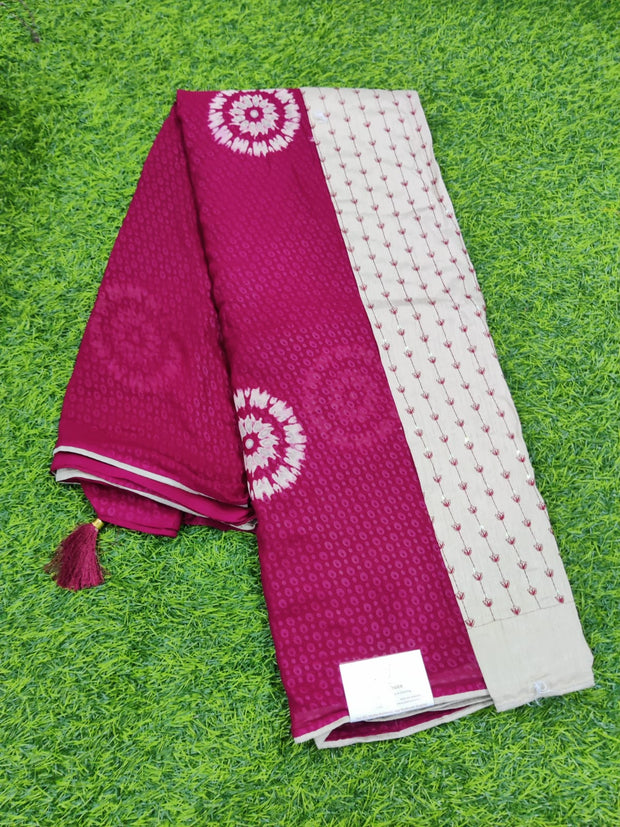 Pink Bela Georgette 7JUL9