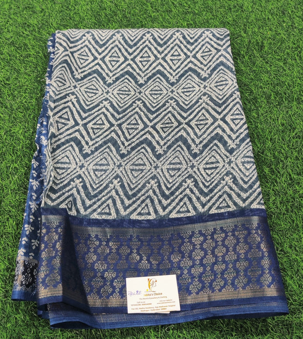 Blue Jute Voile 7JUL8E