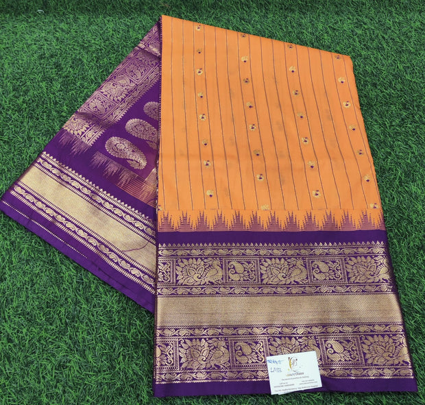 Orange Gadwal Pattu 8JUL1