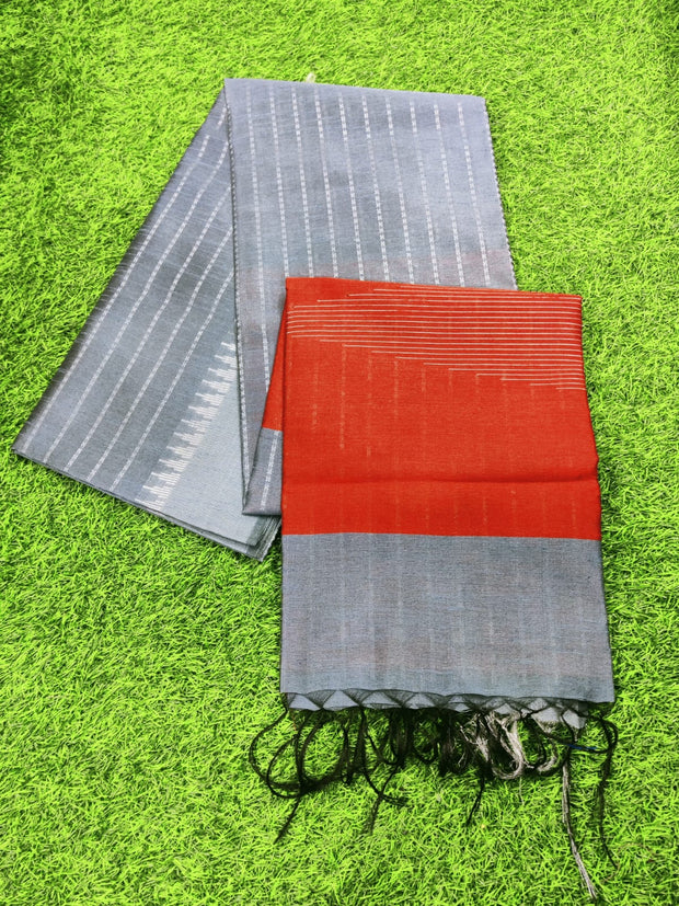 Grey Khadi Pattu 10JUL3
